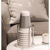 1/2 Slots Cup Storage Rack Thickened Acrylic Paper Cup Dispenser Cup Extractor  Office Use