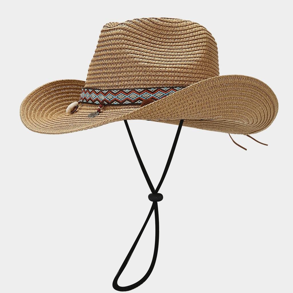 Style Straw Hat For Women Sun Protection Wide Brim Summer Beach Fashion Accessory