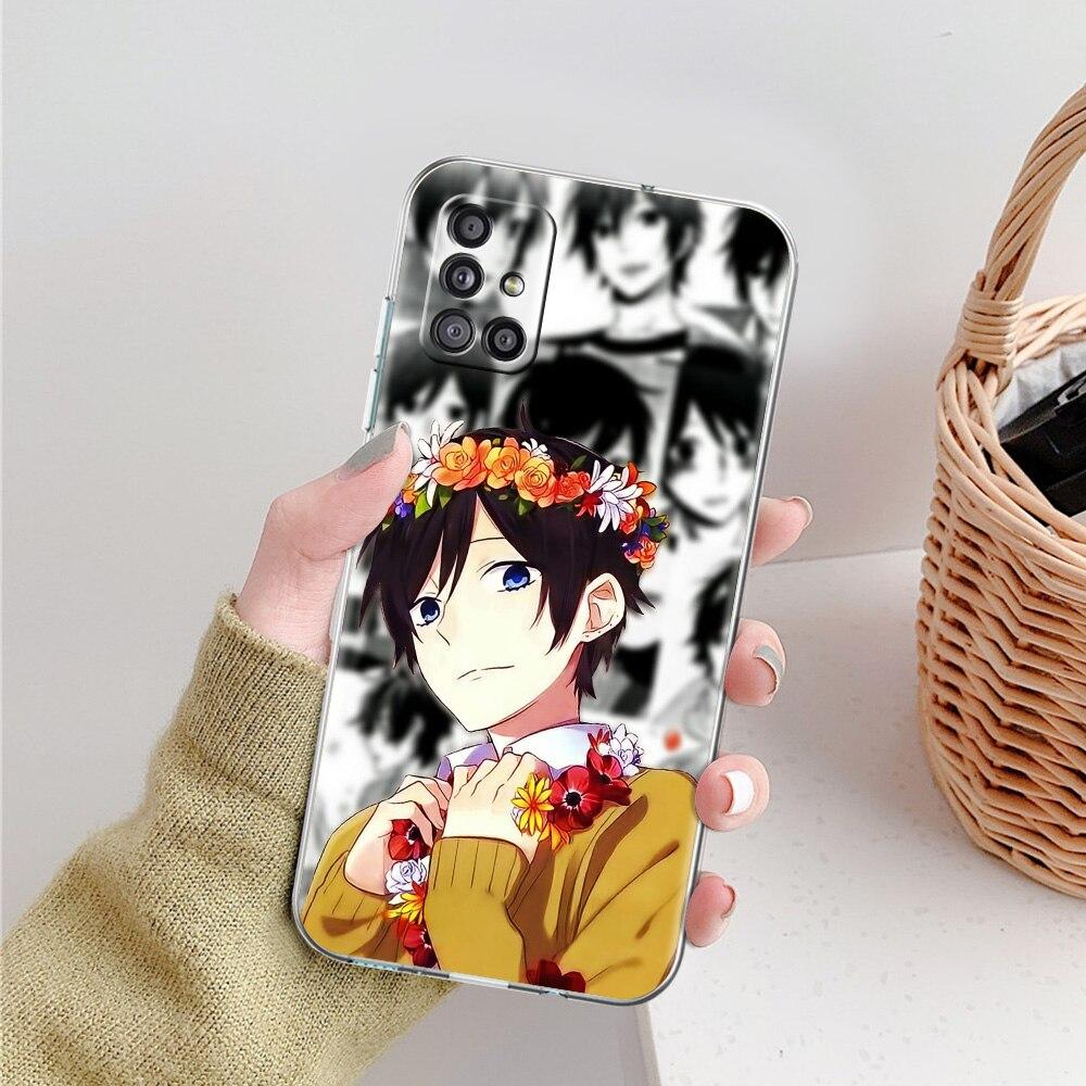 Horimiya Miyamura Izumi Anime Phone Case For Samsung Galaxy A51 A71 A21S A12 A11 A31 A41 A52 A32 5G A72 A01 Silicone Clear Cover