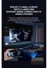 M200S Portable Mini LED Projector for Mobile Phone Home Theater, Supports 1080p Wired Screen Mirroring