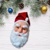 Santa Mask with Santa Hat and Beard Christmas Santa Costume Decorations Full Head Face Mask for Adult Christmas Party
