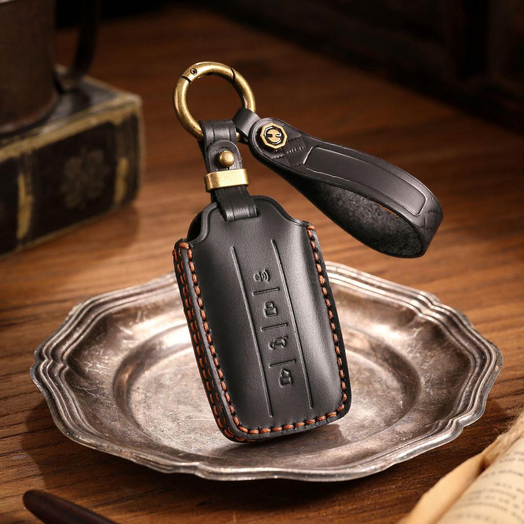 Handgefertigte Schlüsselhülle aus echtem Leder für Great Wall Weipai New Tank 300