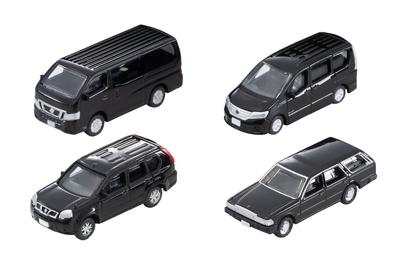 The Car Collection Car Collection Basic Set Selection Diorama Supplies 323709 (Black)