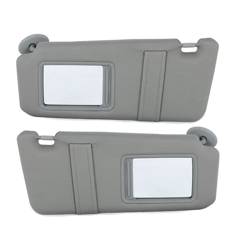 Powerful Gray Car Sun Visor Shade Pair Left & Right Side W/O Sunroof Sun Visor Shade For Toyota Camry 2007-2011