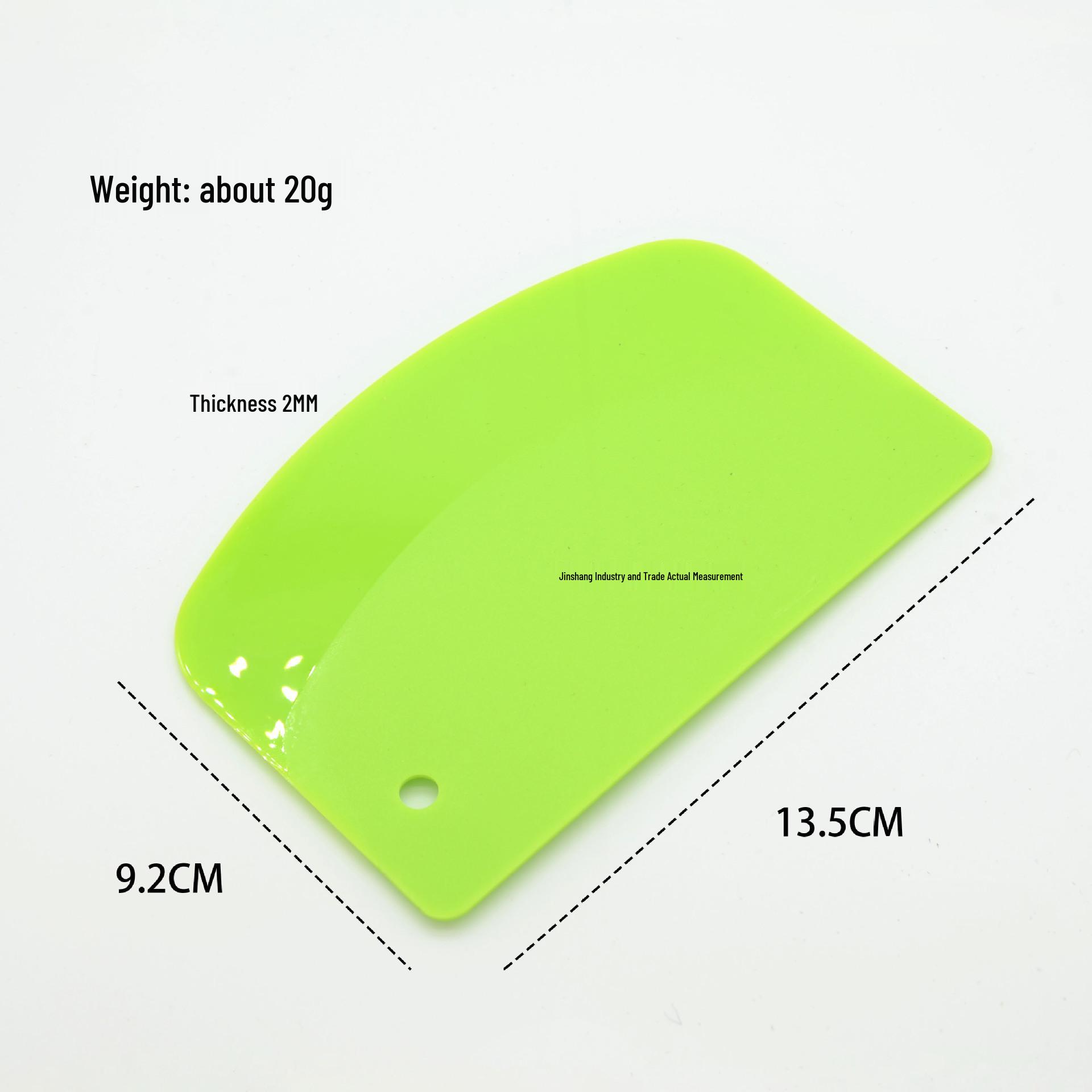 Утолщенный полукруглый пластиковый скребок для выпечки из ПП с отверстием для нарезки торта, рисовой лапши и теста