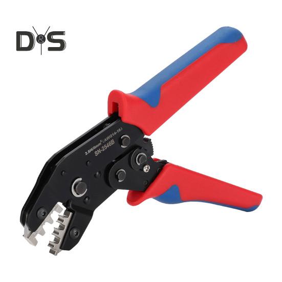 

Обжимные клещи с храповым механизмом, электрический инструмент для обжима, эргономичная конструкция ручки, саморегулируемый портативный инструмент для обжима, разъем для проволоки A