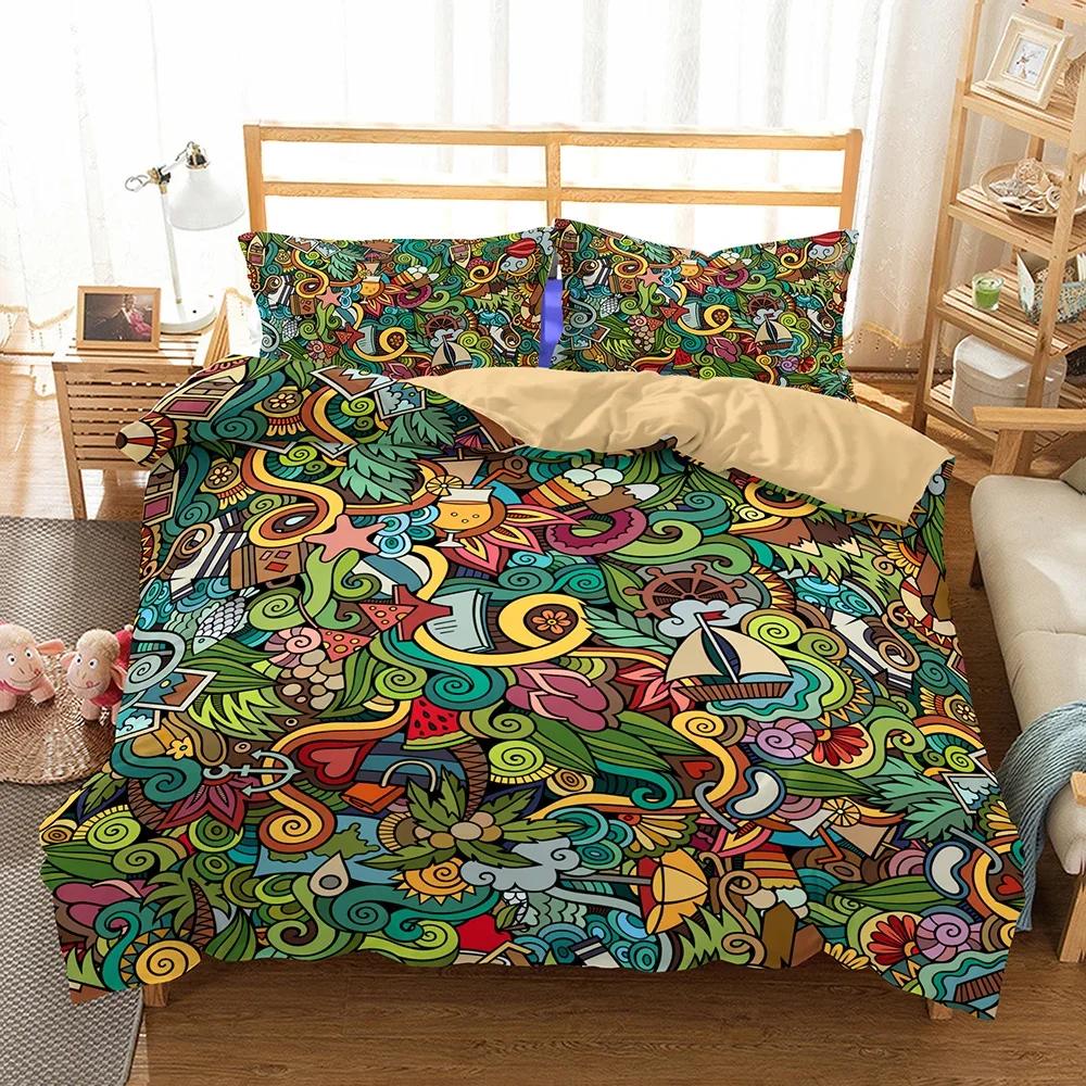 High-End Premium Bed Cover Sets for Bohemian European plus American Style Boho Gold Beding Set Bedrom Warm Comforter Set Quen High Quality