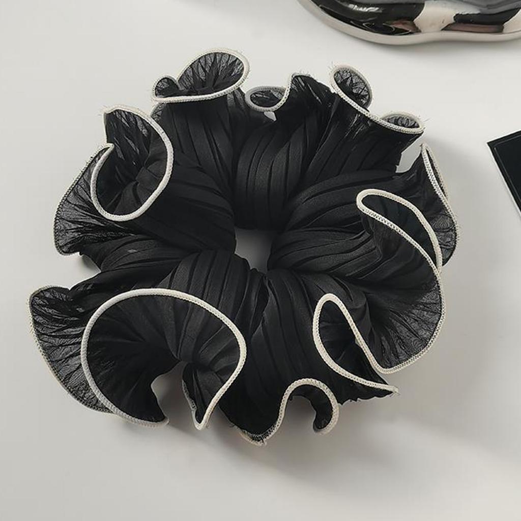 Ruched Hair Scrunchies Thick Oversized Hair Scrunchy Elegant Hair Rope Scrunchy Women Ponytail Holder