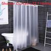 Peva Bathroom Curtain Waterproof Modern Style With 3d Silky Pattern For Shower Area