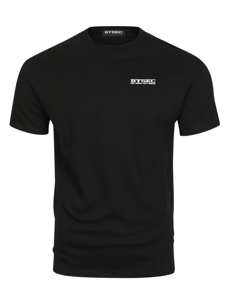 BYSEC Premium Double-Sided Heavy Muscler Muscle Fit Short Sleeve T-Shirt_2 Colors