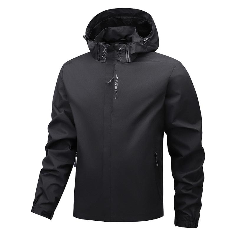 European-Size Men's Spring/Autumn Windbreaker: Casual Outdoor Mountaineering Jacket for Couples.