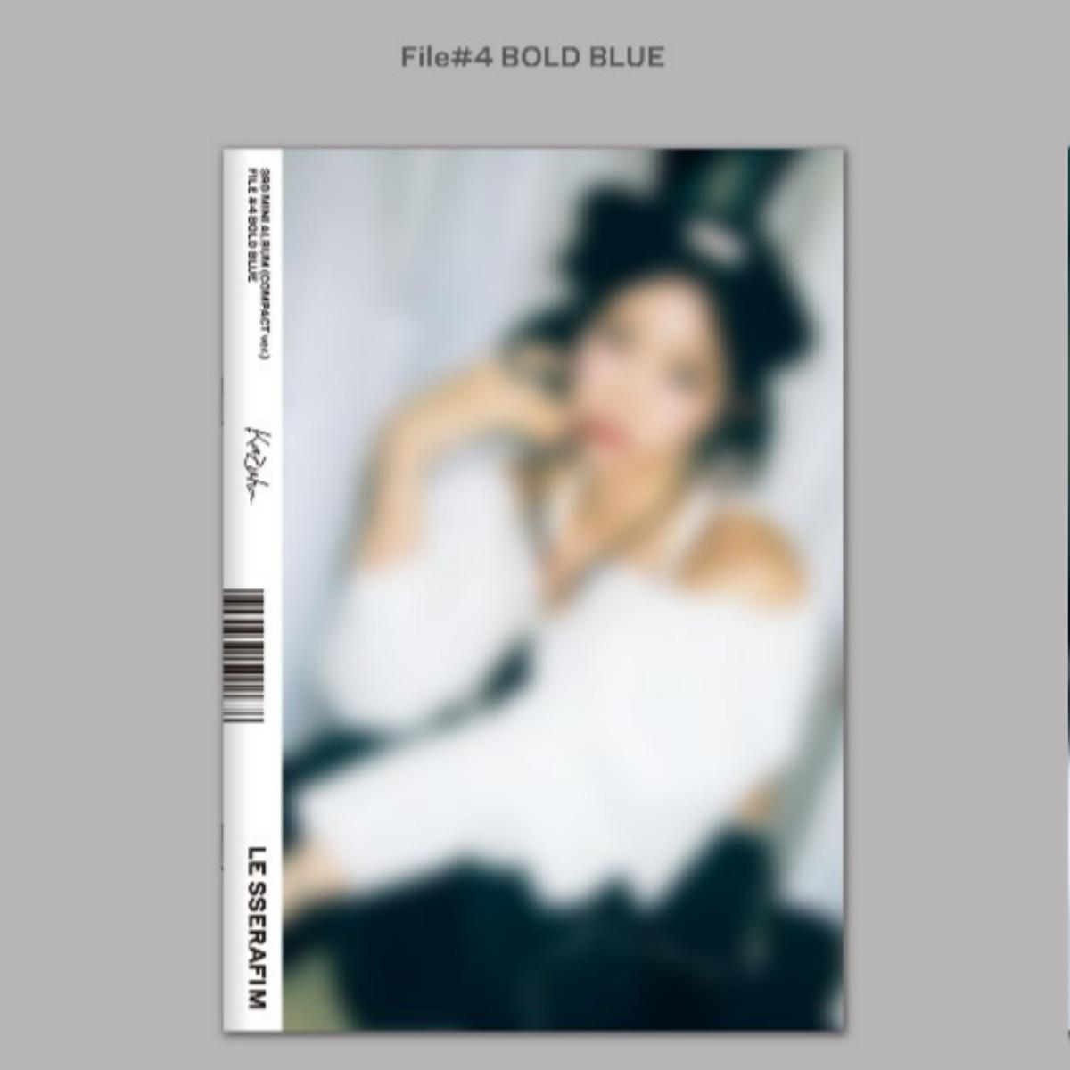 

[Weverse] LE SSERAFIM - EASY / 3rd Mini Album (КОМПАКТ вер.) File#4 BOLD BLUE