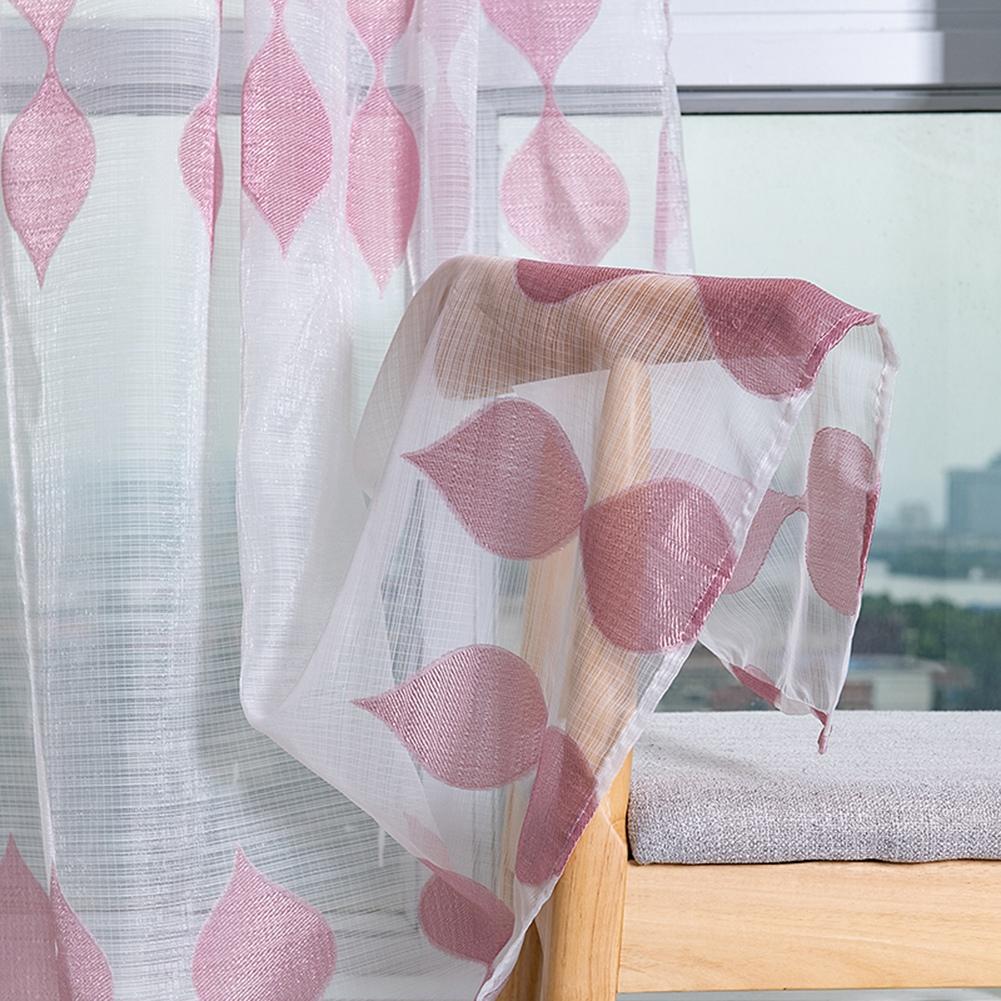 Anti mosquito Super Soft Sheer Voile Drape Window Curtains Livling Room Decor
