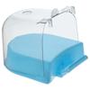Hanging Bird Bath for Cage Transparent Shower Box Parrot Shower Perch