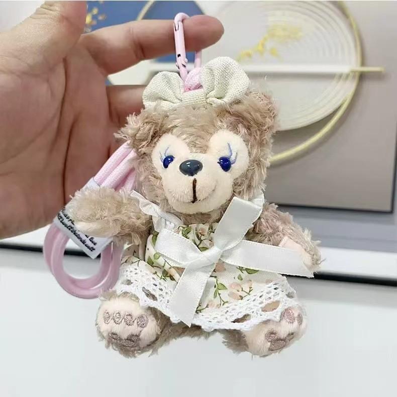 And Colorful Sweet Duffy Bear Plush Keychain Soft Hanging Doll For Occasions Special