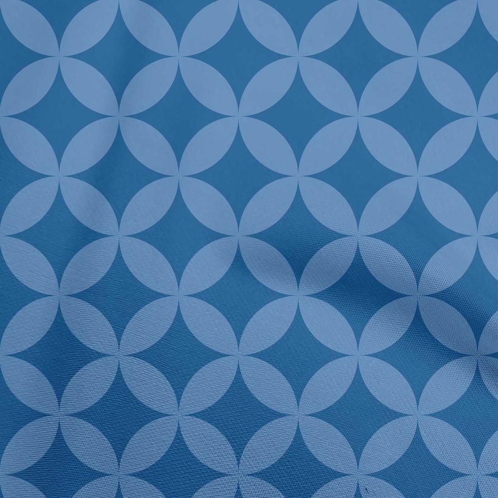oneOone Georgette Viscose Green Fabric Geometric  Sewing Material Print Fabric By The Yard 42 Inch
