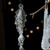 Transparent Christmas Hanging Pendants Water droplet Ice Bar Christmas Decorations Hanging Acrylic Xmas Tree Embellishment