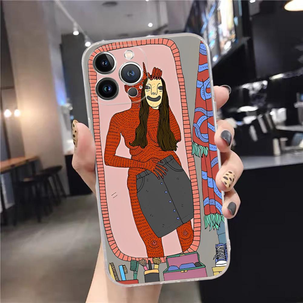 Polly Nor print Phone Case For iPhone 15 14 11 12 13 Mini Pro XS Max Cover 6 7 8 Plus X XR SE 2020 Funda Shell