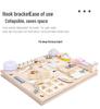 Montessori Double-Sided Busy Board: Early Education Intellectual Toy