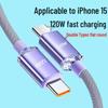 Crystal Shine Dual Type-C Fast Charging Cable for Apple, Huawei, Xiaomi, Vivo, Oppo