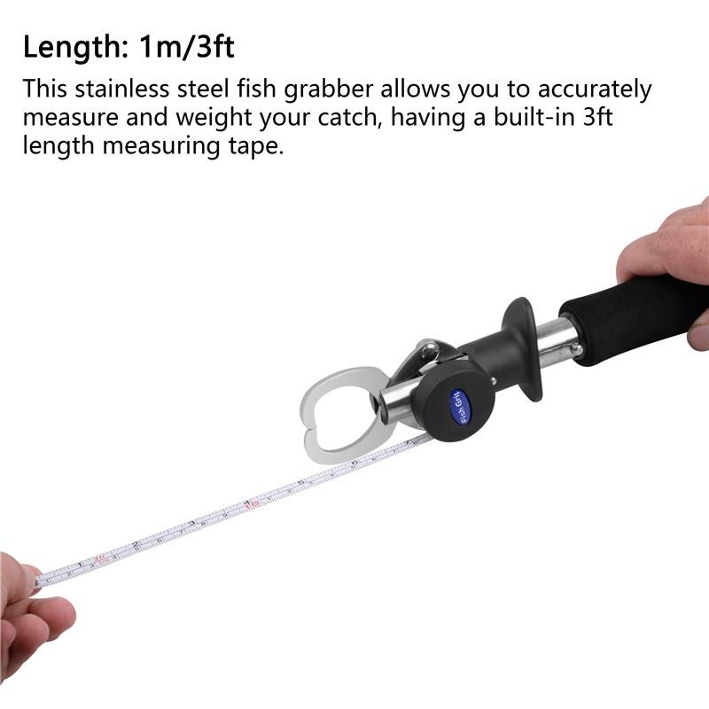 Verschiedene Stile Fischgreifer und Zange Tackle Angelzange Klemmen-Set mit Fischmaulgreifer Waage Multifunktionaler Schnurabschneider