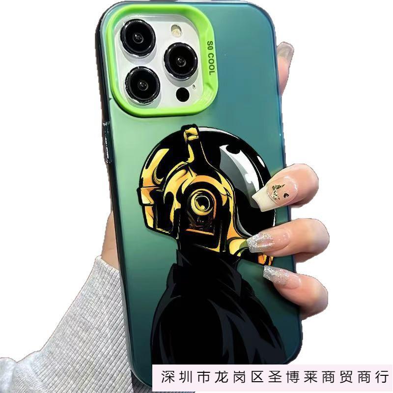 New European and American Applicable Iphone16 Mobile Phone Case Apple 15promax/14 Anti-drop 13pro12 Helmet 11xr