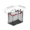 Trash Bag Holder Waste Rack Mesh Can Bracket Steel Hanger for Camping
