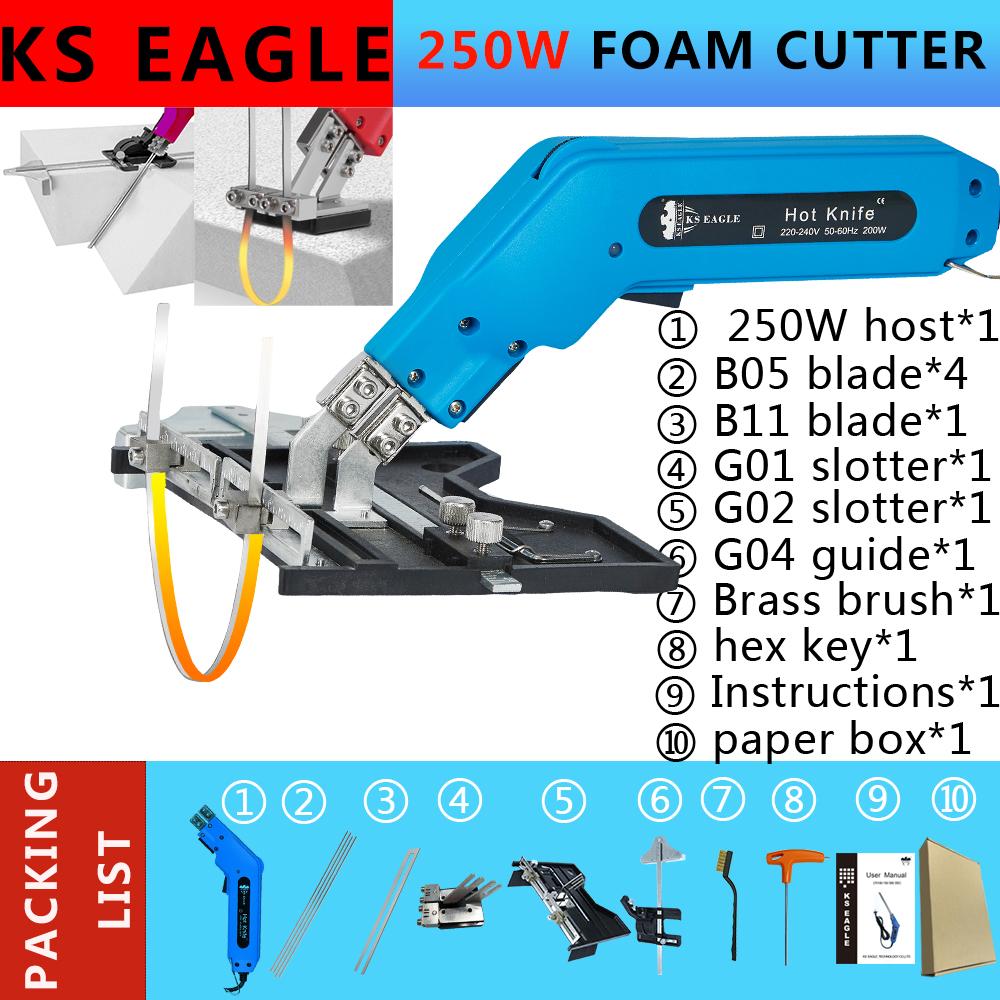 Foam Cutter Tool Hot Knife Foam Cutter for Polystyrene Professional Electric Styrofoam Cutter Thermal Knife for Polystyrene 250w
