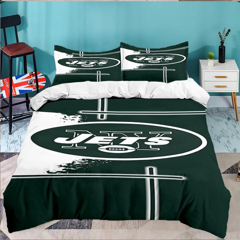 Jets Helm 3-teiliges Bettwäsche-Set, inklusive 1 Bettbezug und 2 Kissenbezügen. Perfektes Geschenk zu Weihnachten, ideal für Schlafzimmer, Studentenwohnheim.