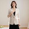 Spring 2025 Women's High-End Formal Suit Jacket - Casual Fashion for Mom