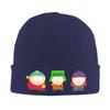 South-Parks Cartoon Knitted Caps for Women Men Skullies Beanies Winter Hats Acrylic Cartman Kyle Stan Crochet Caps