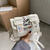 Cambridge Bag Graffiti Niche Color Matching Bag Women's 20 New Trendy Messenger Bag Summer Messenger Fashion