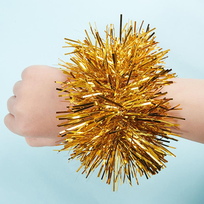 2 Buc Aplică La Jocuri Sportive Poms Poms 7 Stiluri Minge de Flori pentru Majorete Dans de Performanță Floare de Mână Brățară Jocuri Sportive