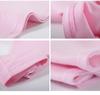 Fashionable Women's Mid-Sleeve, Small High Collar Pure Cotton Slim Fit Shirts