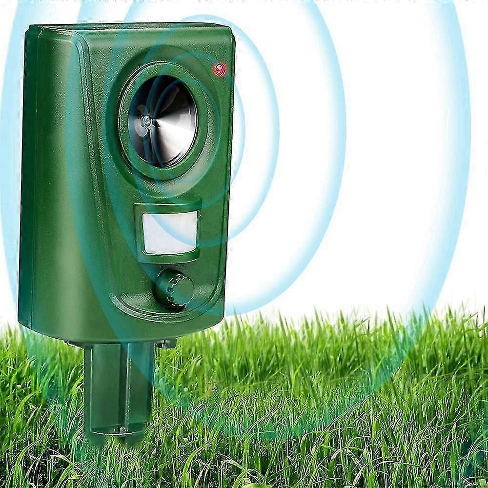 Cat Repellent Fox Deterrent Ultrasonic Bird Scarers for Gardens Animal Repeller with Motion Activated PIR Sensor