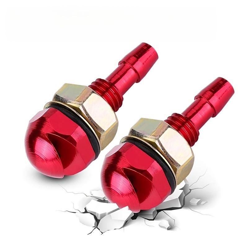 2pcs Universal Aluminum Alloy Wiper Spray Nozzle Car Auto Front Windshield Sprayer Washer Nozzles Kit