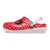 X Disney Minnie Mouse Classic Clog Kids Unisex Red White Black 208105-03