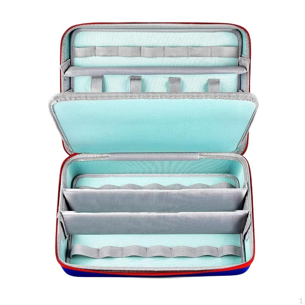 Toy Car Storage Case with Handle Handheld Shockproof 36 Compartments for Model Cars Mini