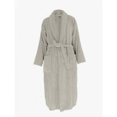 Bathrobe with Shawl Collar Terry Cotton 380 Gr/m² "Naïa" Vent Du Sud - Linen - Size XL