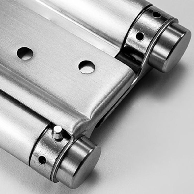 Double Motion Spring Hinges Heavy Type Stainless Steel Rusts Resistant for Kitchen Bar Swing Door