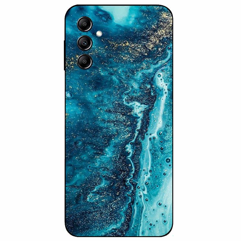 For Samsung A14 4G A 14 M14 5G Case Painted TPU Soft Silicone Black Funda for Samsung Galaxy A14 A145F Bumper GalaxyA14 M 14 Bag