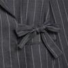 2026 Spring Women's Striped Wrap Suit & Trousers Set