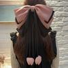 Elegant Purple Hair Bows Clip With Long Ribbon Fashion Headdress Hairpieces Barrette Hairpin For Women And Girls