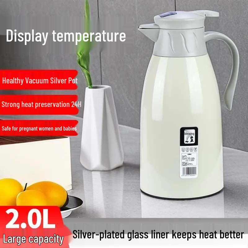 Smart Press-Type Insulated Water Bottle for Dorms and Homes - Perfect for Tea or Hot Water