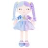 16 Inches Baby Girl Gifts Plush Doll Gemin Constellation Doll In Blue Purple Skirt with Gift Box Birthday Gifts