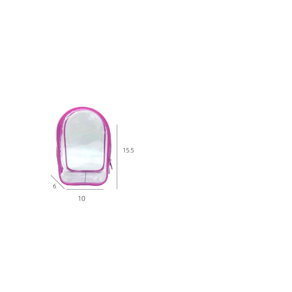 18.5cm Cotton Doll Pull Figure Blind Box Stroller Bag - Dustproof, Thickened, Clear PVC Hanging Doll Bag