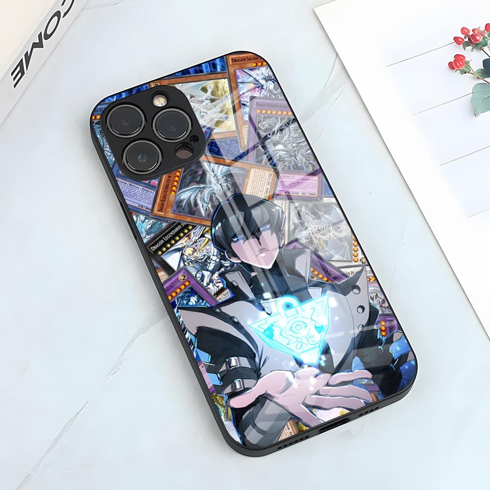 

Game Yu-Gi-Oh Phone Case For IPhone 17 Pro Max 15 Pro 16 14 Plus 12 13 Mini 11 Pro Shockproof Glass Cover iPhone17Air