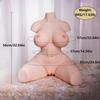 Multifunctional Half Body Sex Doll Quality EVO Skeleton Torso Soft TPE Adult Sextoy 3D Vagina Anus Pussy Sexy Sex Product