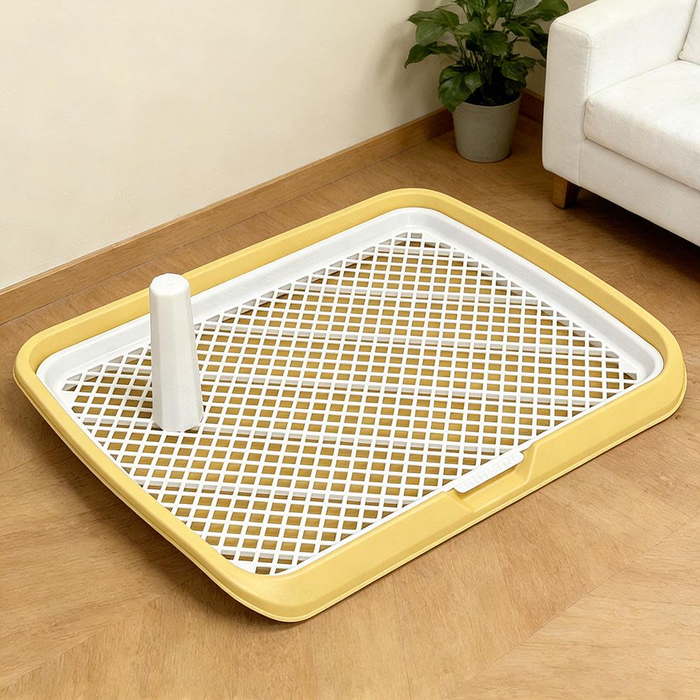 Large Dog Toilet with Anti-Splash Post – Easy To Clean Tray for Medium and Large Dogs