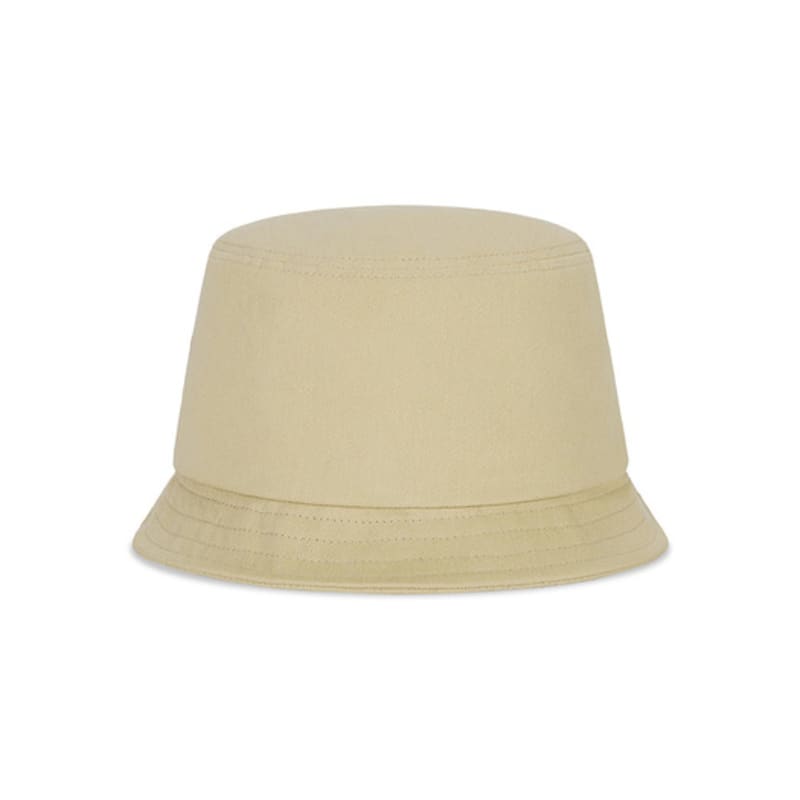 VARZAR VA Curved Logo Short Visor Bucket Hat Beige